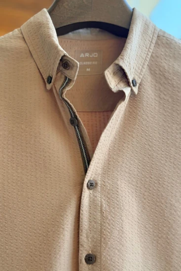 Vintage Copper Seersucker Shirt