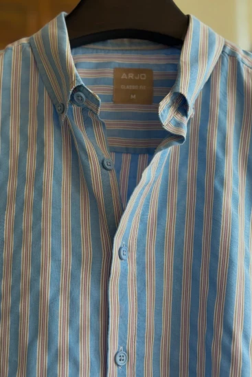 Sky Blue with Vertical Stripes Shirt