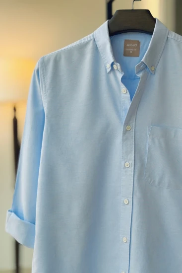 Sky Blue Oxford Cotton Shirt