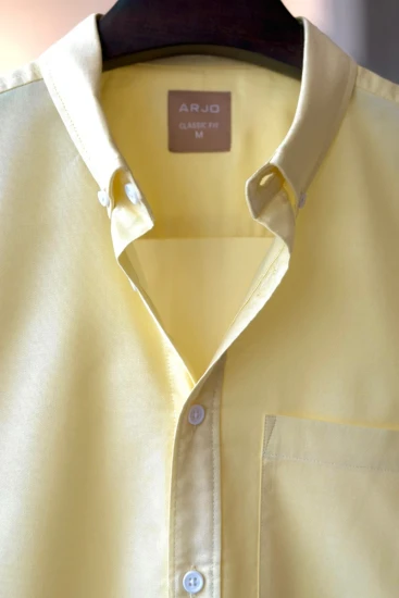 Light Yellow Oxford Cotton Shirt