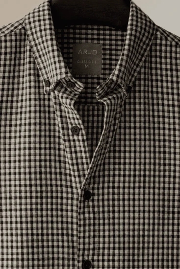 Cappuccino Check Button Down Shirt