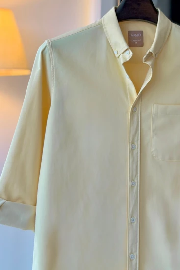 Light Yellow Oxford Cotton Shirt