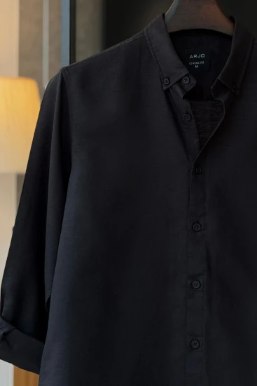 Black Solid Shirt