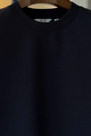 Dark Navy Blue Drop-Shoulder Premium T-Shirt